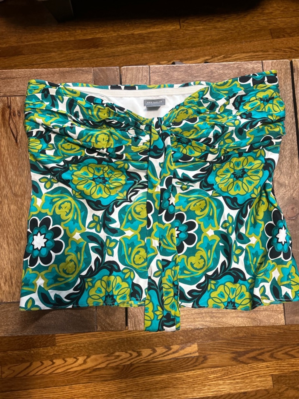 Ann Taylor Floral Tube Top